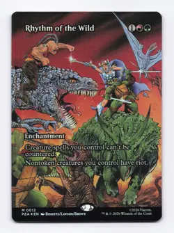 Rhythm of the Wild (Borderless Foil) 12 (M) MTG Teenage Mutant Ninja Turtles PZA - Image 1