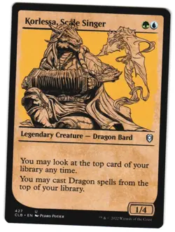 Korlessa Scale Singer (Showcase) 427 U Commander Battle for Baldur's Gate NM MTG - Image 1