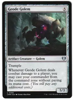 Geode Golem 386 U Commander Masters NM MTG - Image 1