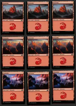 ***9x Mountain Miscut Lot*** MTG Jumpstart Magic Kid Icarus - Image 1