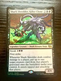 FOIL SHARK SHREDDER KILLER CLONE P 0320 MTG TMNT - Image 1
