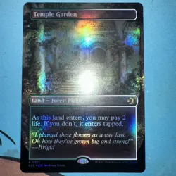 Temple Garden (Borderless) Lorwyn Eclipsed Foil NM - Image 1