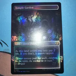 Temple Garden (Borderless) Lorwyn Eclipsed Foil NM - Image 2