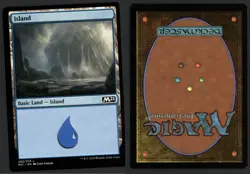 ***Island Upside Down Back Misprint*** MTG Magic 2021 Magic Kid Icarus - Image 1