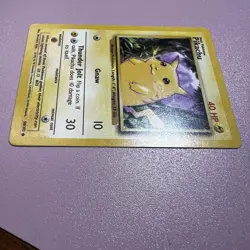 PIKACHU 58/102 STAMPED PROMO POKEMON ENGLISH WOTC ERA PROMO 1999 - Image 3