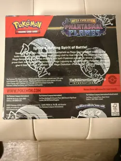 POKEMON MEGA EVOLUTION: PHANTASMAL FLAMES BOOSTER BOX SEALED BOX - Image 4