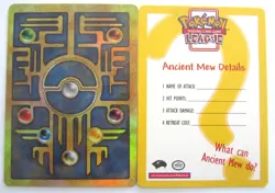 ANCIENT MEW HOLO WIZARDS POKEMON CARD W/ SLEEVE 1999-2000 - Image 4