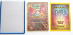 ANCIENT MEW HOLO WIZARDS POKEMON CARD W/ BLUE SLEEVE 1999-2000 - Image 1