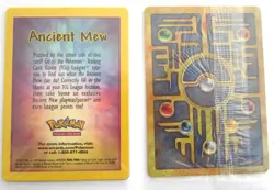 ANCIENT MEW HOLO WIZARDS POKEMON CARD W/ BLUE SLEEVE 1999-2000 - Image 3