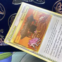 Burned Tower Stadium Trainer Pokemon HeartGold & SoulSilver Undaunted 71 2010 NM - Image 3