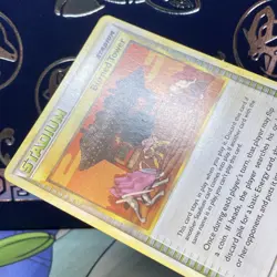 Burned Tower Stadium Trainer Pokemon HeartGold & SoulSilver Undaunted 71 2010 NM - Image 4