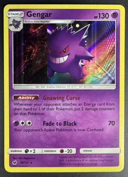 Gengar 38/111 Holo Rare - Sun & Moon Crimson Invasion - Pokemon TCG - NM - Image 1