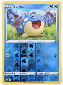 Spheal 037/198 - Reverse Holo - Chilling Reign Pokemon - Image 1