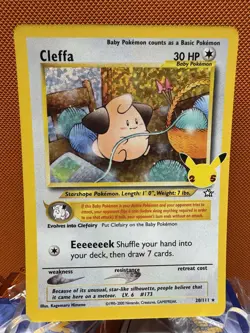 Pokemon - 25th Anniversary - Celebrations - 20/111 Cleffa - NM 1607 - Image 1