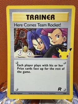 Pokemon TCG Here Comes Team Rocket! #15/82 Anniversary Celebrations - NM 1606 - Image 1