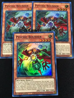 Yugioh Psychic Bounder LED7-EN032 1st Super x3 (NM) - Image 1