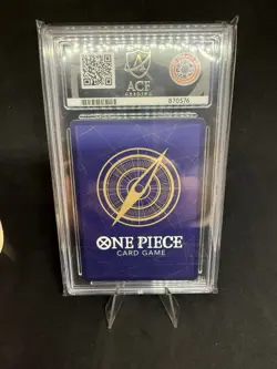 One Piece CCG TCG Monkey.D.Luffy OP09-119 SEC Ace 10 Gem Mint English - Image 3