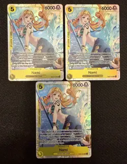 X3 Nami SR One Piece EB03-053 Heroines Edition English - Image 3