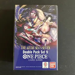 One Piece TCG: Double Pack Set 9 The Azure Sea's Seven - Brand New And Sealed! - Image 1