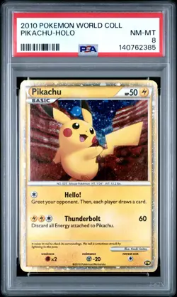 2010 Pokemon World Collection Pikachu PSA Set – All Languages – Sequential Certs - Image 3