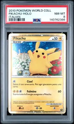 2010 Pokemon World Collection Pikachu PSA Set – All Languages – Sequential Certs - Image 5