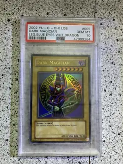 Yugioh dark magician Lob-005 PSA 10 OG Print - Image 1