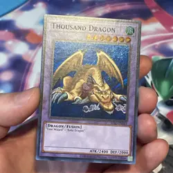 YuGiOh! - Thousand Dragon MRD-EN143 Secret Rare 25th Anniversary Edition - Image 3