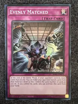 Yugioh Evenly Matched RA01-EN074 Super Rare 1st Edition NM - Image 1