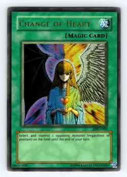 Yugioh Change of Heart MRD-060 Ultra Rare - MP 💎 - Image 1