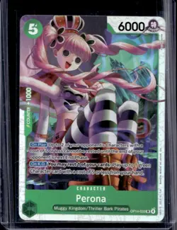 2026 One Piece Azure Sea's Seven Perona Super Rare #OP14-033 - Image 1