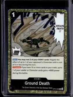 2026 One Piece Azure Sea's Seven Ground Death Rare #OP14-096 - Image 1