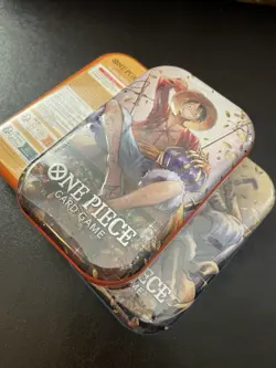 One Piece Tin Pack Set Vol. 2 - Bandai TCG Factory Sealed Lot Of 3 - Image 2