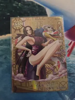 Boa Hancock One Piece Anime Trading Card Holo Waifu TCG CCG HZ01060 Rare - Image 1