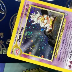 Pokemon Slowking Neo Genesis Holo SWIRL 14/111 English 2000 Card LP - Image 3