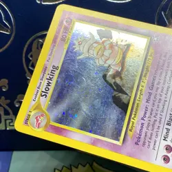 Pokemon Slowking Neo Genesis Holo SWIRL 14/111 English 2000 Card LP - Image 4