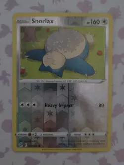 Snorlax 206/264 Fusion Strike Reverse Holo Pokemon Tcg Card NM +🎁 - Image 1