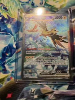 Pokemon Cards Zapdos ex 202/165 151 Special Illustration Rare NM SIR - Image 4