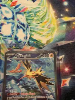 Pokemon Cards Zapdos ex 202/165 151 Special Illustration Rare NM SIR - Image 5