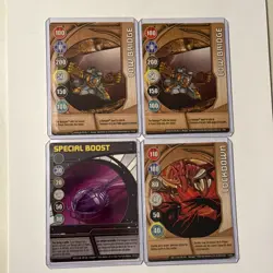 Bakugan Battle Brawlers Cards 9 Cards in protective sleeves SEE PHOTOS - Image 1