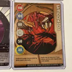 Bakugan Battle Brawlers Cards 9 Cards in protective sleeves SEE PHOTOS - Image 5