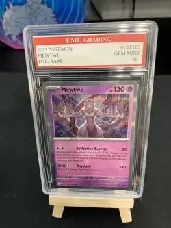 MEWTWO RARE 2023 Holo #150/165 Pokemon Card GRADED 10 TCG CCG - Image 1