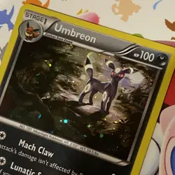 Pokemon Umbreon TCG Holo Black Star Promo Card #XY96 - Image 1