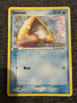 Snorunt 64/106 EX Emerald Stamped Reverse Holo Near Mint Pokemon TCG Card - Image 2