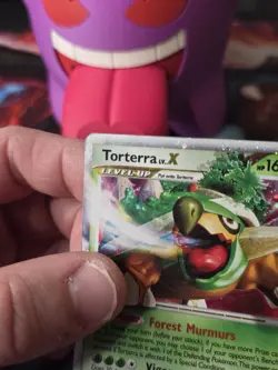 Pokemon TCG Torterra LV.X DP Black Star Promotional Holo Card DP09 - Image 2