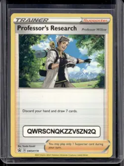 2021 Pokemon Professor's Research Promo Card #SWSH178 - Image 1