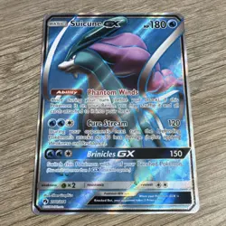 Pokemon Suicune GX Ultra Rare Full Art Holo Card 180 HP Sm-Lost Thunder 200/214 - Image 1