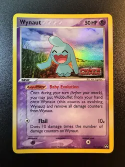 Wynaut - 70/108 - Power Keepers Reverse Holo Stamped Pokemon Card - LP/NM - Image 1
