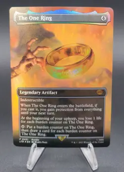 MTG The Lord of the Rings 'The One Ring' Mythic Rare Borderless Foil #451 - Image 1