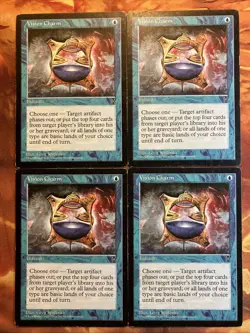 MTG 4 x Vision Charm Visions Lightly-Moderately Played Blue Instant Vintage!! - Image 1