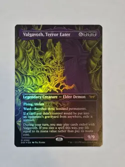 Valgavoth, Terror Eater (Showcase) [Duskmourn: House of Horror] Foil Near Mint - Image 1